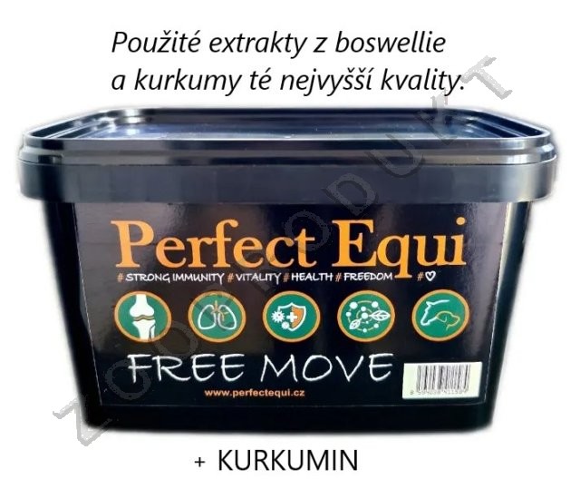 Obrázky ke zboží: Perfect Equi Free Movie Kurkumin imunita dušnost pohyb