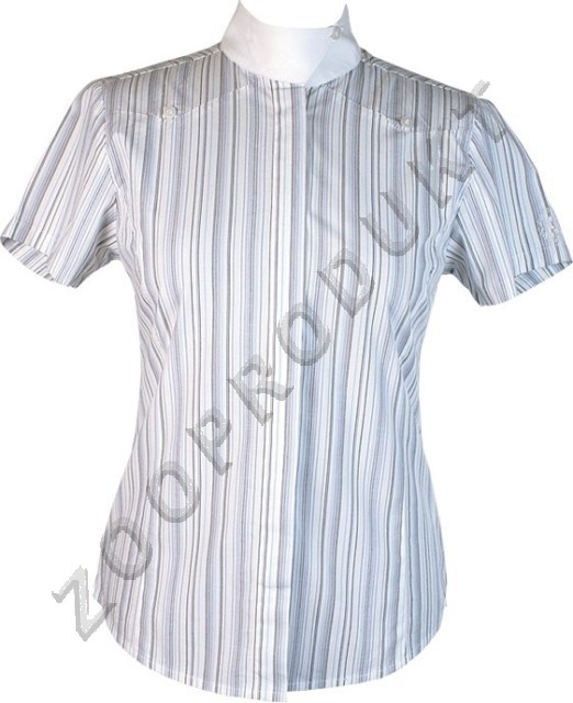 Velký obrázek Košile jezdecká dámská strečová s jemnými proužky