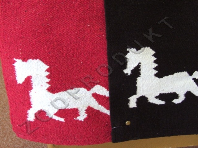 Velký obrázek Navajo tkané jednoduché s běžícími koňmi