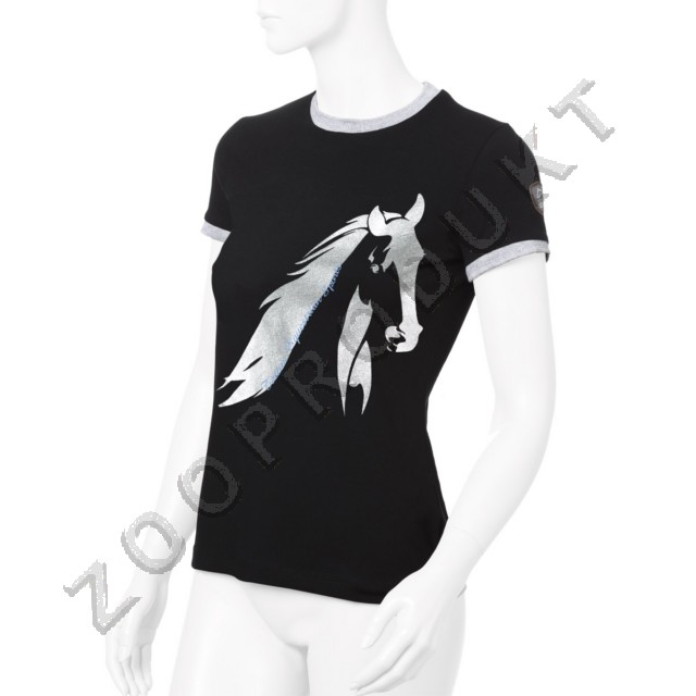 Velký obrázek Tričko s koněm Tattini elegantní ze 100%bavlny